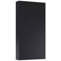 Roca Extra A857957532 szafka 40x12.6x80 cm boczna wisząca czarna