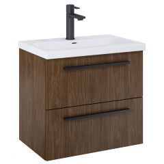 Roca Kwadro A857969540 szafka 60x38.4x53 cm podumywalkowa wisząca orzech