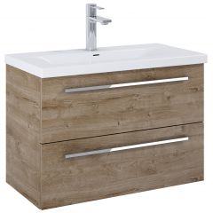 Roca Kwadro A857970808 szafka 79.8x38.4x53 cm podumywalkowa wisząca dąb