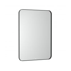 Roca Luna A812421000 lustro 60x80 cm prostokątne z oświetleniem czarny