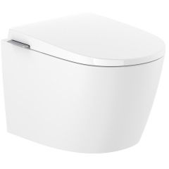 Roca Avant A80336NS01 miska wc z deską wolnoopadającą wisząca bez kołnierza ze spłukiwaniem wirowym biały połysk