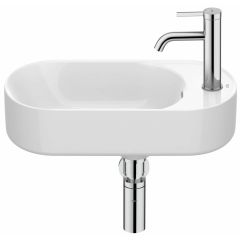 Roca Meridian A327740000 umywalka 50x27.5 cm prostokątna ścienna biała