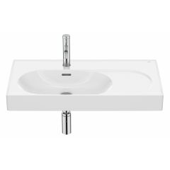 Roca Meridian A327743000 umywalka 80x46 cm prostokątna ścienna-meblowa biała