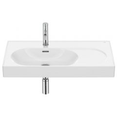 Roca Meridian A327743S00 umywalka 80x46 cm prostokątna ścienna-meblowa biała