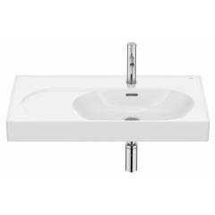 Roca Meridian A327744000 umywalka 80x46 cm prostokątna ścienna-meblowa biała