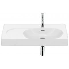 Roca Meridian A327744S00 umywalka 80x46 cm prostokątna ścienna-meblowa biała