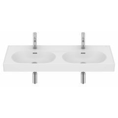 Roca Meridian A327747620 umywalka 120x46 cm owalna ścienna-meblowa biała