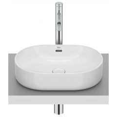 Roca Meridian A327748000 umywalka 46x36.5 cm owalna nablatowa biała