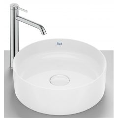 Roca Terra A32787NS00 umywalka 39x39 cm okrągła nablatowa biała