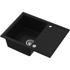 Ruvetti Axel 3001AXBC120W zlewozmywak granitowy 65x50 cm czarny