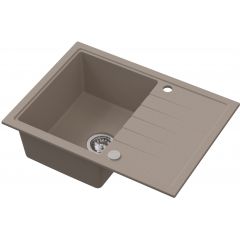 Ruvetti Axel 3001AXBE140W zlewozmywak granitowy 68x49.5 cm beżowy