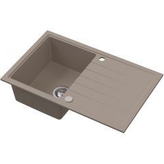 Ruvetti Axel 3001AXBE160W zlewozmywak granitowy 79x50 cm beżowy