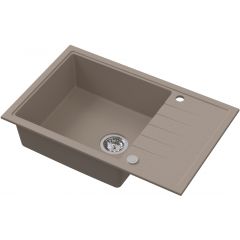 Ruvetti Axel 3001AXBE160XLW zlewozmywak granitowy 78x50 cm beżowy