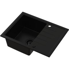 Ruvetti Axel 3001AXFB120W zlewozmywak granitowy 65x50 cm czarny