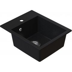 Ruvetti Pino 3001PIBC40W zlewozmywak granitowy 50x40 cm czarny