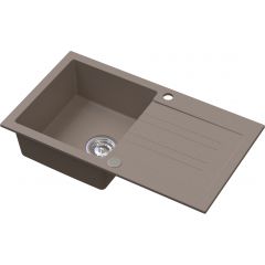 Ruvetti Pino 3001PIBE160W zlewozmywak granitowy 77x44 cm beżowy