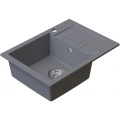 Ruvetti Pino 3001PIGR120W zlewozmywak granitowy 60x44 cm szary/grafitowy/onyx