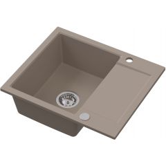 Ruvetti Signum 3001SBE120W zlewozmywak granitowy 59x50 cm beżowy