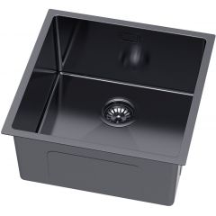 Ruvetti Stelio 5001SPVDGRF50P zlewozmywak stalowy 44x44 cm grafit