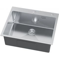 Ruvetti Masivo 5002MBS60W zlewozmywak z dozownikiem 60x50 cm stal