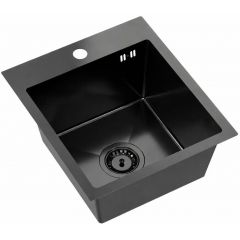 Ruvetti Look 5003LPVDBL40W zlewozmywak stalowy 45x40 cm czarny