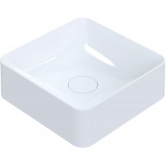 Ruvetti Anda DOLAN40 umywalka 39x39 cm kwadratowa nablatowa biała
