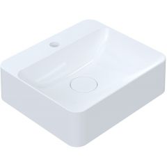 Ruvetti Arona DOLAR4539 umywalka 45x39 cm prostokątna nablatowa biała