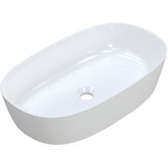 Ruvetti Ariela XL DOLARXL6034 umywalka 60x34 cm owalna nablatowa biała