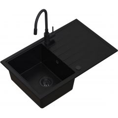 Ruvetti Maxi+ LP3200MX7950FBW zlewozmywak z baterią czarny/czarny