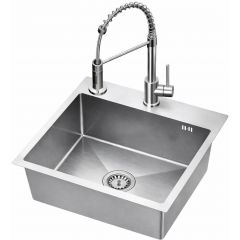 Ruvetti Cooksy Steel Chef LPCSC5045BSSE zlewozmywak z baterią stal/stal