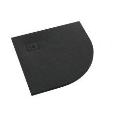 Schedline Collection Protos Black Stone 3SPP1O9090CSTM1CST brodzik półokrągły 90x90 cm czarny