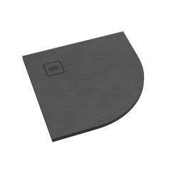 Schedline Protos Grey Stone 3SPP1O9090SSTM1SST brodzik półokrągły 90x90 cm szary