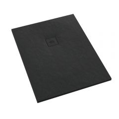 Schedline Collection Protos Black Stone 3SPP1P8090CSTM1CST brodzik prostokątny z maskownicą 90x80 cm czarny