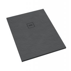 Schedline Protos Grey Stone 3SPP1P90100SSTM1SST brodzik prostokątny z maskownicą 100x90 cm szary