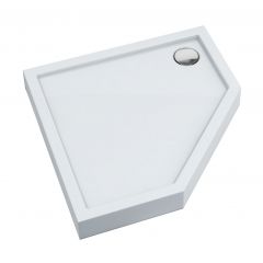 Schedline Cameron Smooth White 3STC1PK8080 brodzik pięciokątny 80x80 cm biały
