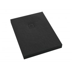 Schedline Nonlimits Black Stone 3STN1P90100CSTM1CST brodzik prostokątny z maskownicą 100x90 cm czarny