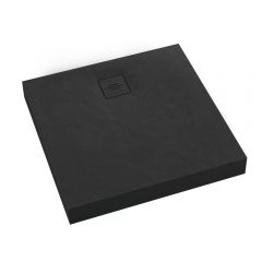 Schedline Nonlimits Black Stone 3STN2K9090CSTM1CST brodzik kwadratowy 90x90 cm czarny