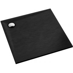 Schedline Libra Black Stone 3SPL1K9090CST brodzik kwadratowy 90x90 cm czarny