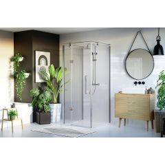 Sea-Horse Creative BKP248T0809XL kabina prysznicowa 90x80 cm prostokątna chrom połysk/szkło przezroczyste