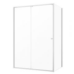 Sealskin Contour CD101496325100 kabina prysznicowa 140x90 cm prostokątna szczotkowany/szkło przezroczyste
