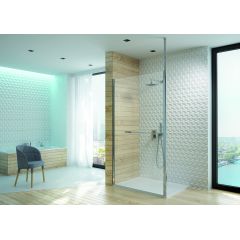 Sanplast Altus 600121252142401 ścianka prysznicowa 80 cm chrom połysk/szkło przezroczyste