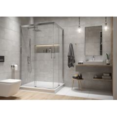 Sanplast Free Zone 600271375038401 kabina prysznicowa 120x90 cm prostokątna srebrny połysk/szkło przezroczyste