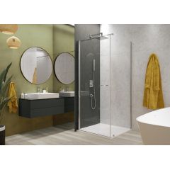 Sanplast Exa Line 600540111038401 ścianka prysznicowa 70 cm srebrny połysk/szkło przezroczyste