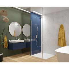 Sanplast Exa Line 600540156038401 ścianka prysznicowa walk-in 120 cm srebrny połysk/szkło przezroczyste