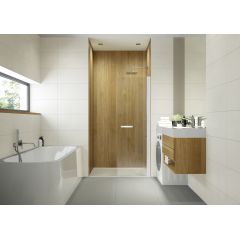 Sanplast Exa Line 600540160024401 ścianka prysznicowa walk-in 70 cm biały mat/szkło przezroczyste