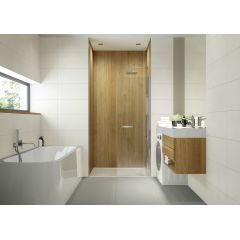 Sanplast Exa Line 600540160038401 ścianka prysznicowa walk-in 70 cm srebrny połysk/szkło przezroczyste