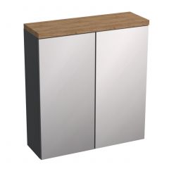 Strama Ovo 1240003 szafka 59.7x20.1x65.5 cm boczna wisząca dąb