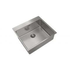 Teka Forline 115000082 zlewozmywak stalowy z syfonem 54x51 cm stal