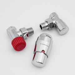 Thermoval Livello 5902610920646 zestaw zaworowy chrom