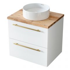 Uptrend Nava 004SU6002999BL6001 szafka z blatem 60.5x46x52.7 cm podumywalkowa stojąca biała